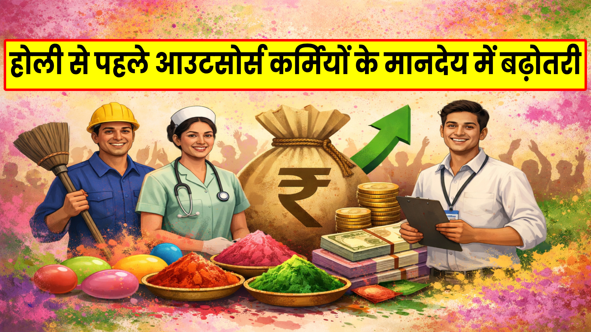 Outsourced Workers Salary Hike